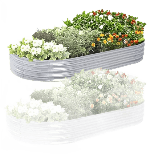 AmazStove Galvanized Raised Garden Bed