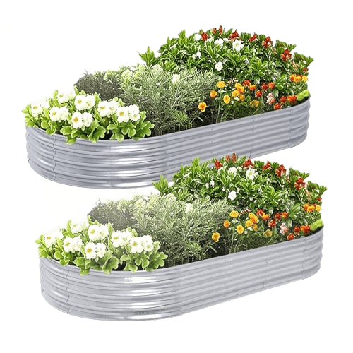 AmazStove Galvanized Raised Garden Bed