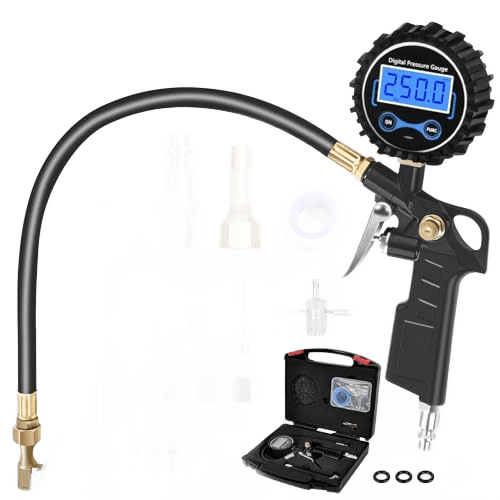 Digital Tire Pressure Gauge with Inflator 250 PSI
